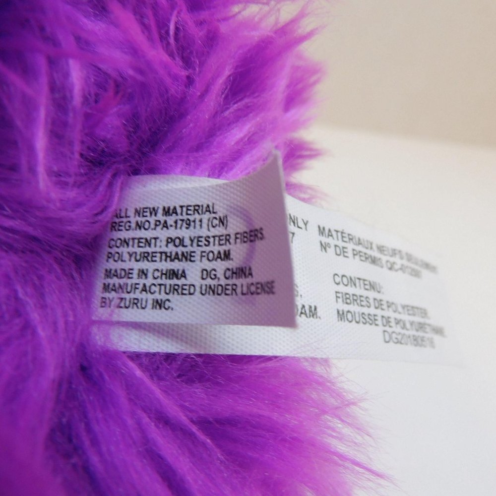 Zuru Rainbocorn Purple Puppycorn 10" Plush - Picture 10 of 10